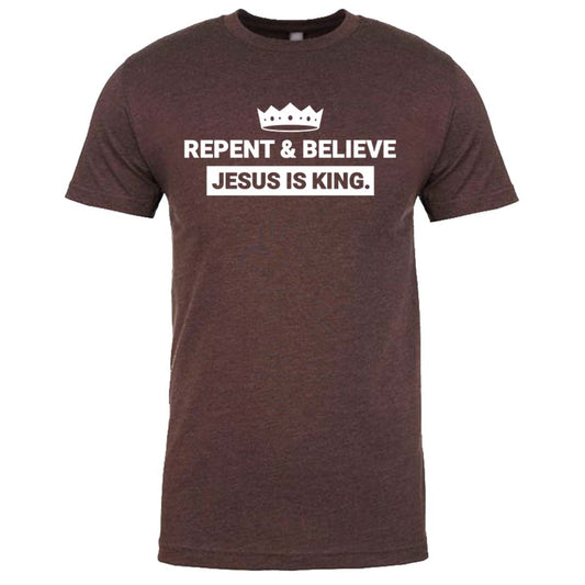 Repent & Believe Jesus Is King. | Espresso